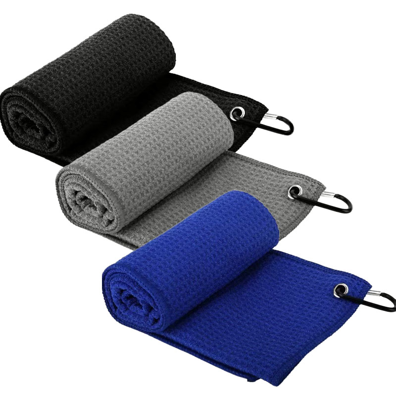 Golf Towel Waffle - Serviettes de golf multicolores (en stock