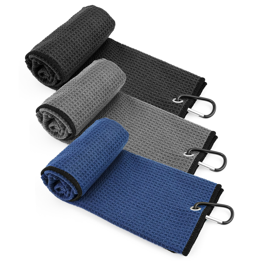 Golf Towel Waffle - Serviette de Golf en microfibre avec