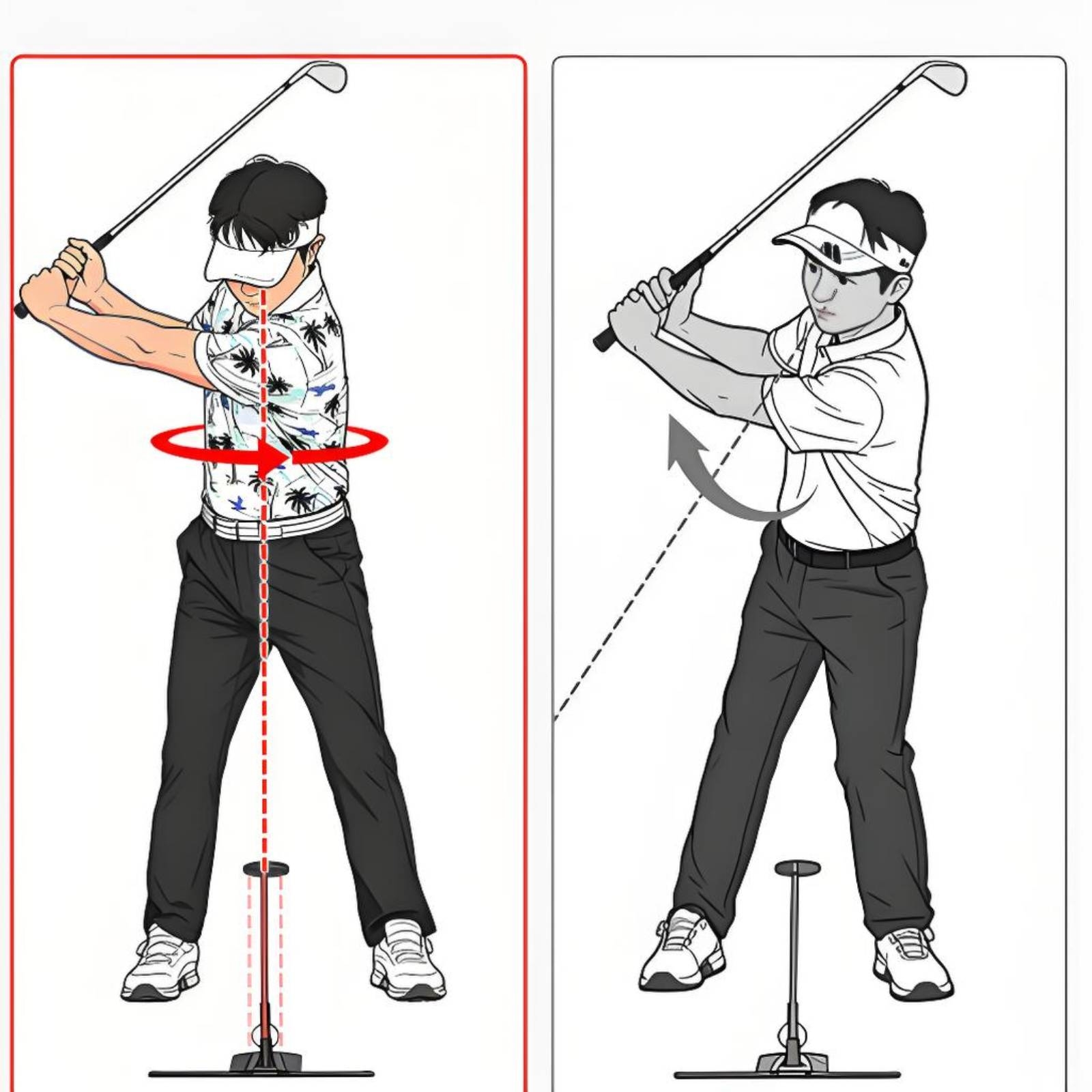 Golf Equipment Guide - Aide à l'entraînement de swing de