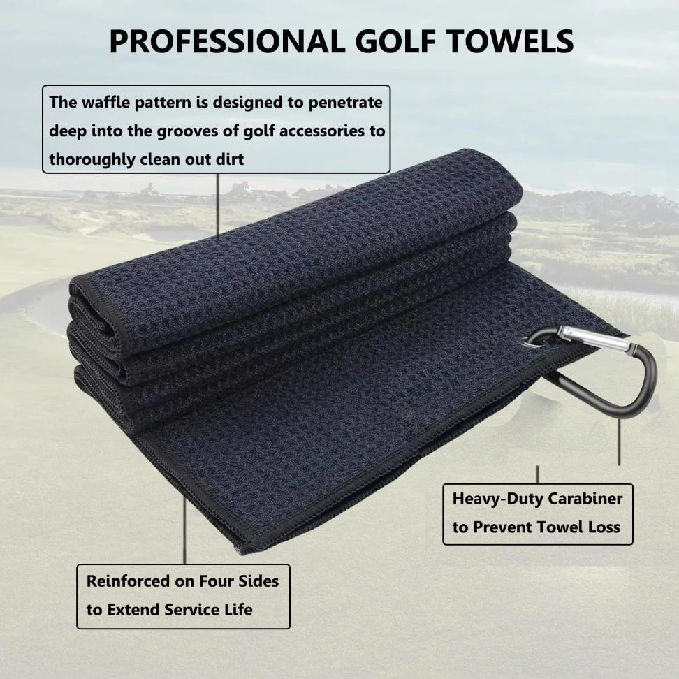 Serviettes de golf multicolore - Golf Towel Waffle avis et prix