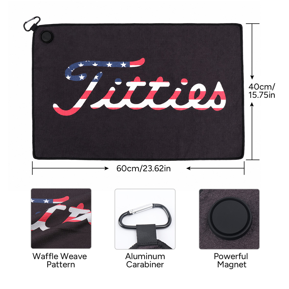 Serviette de golf magnétique a - Golf Equipment Bag avis et prix
